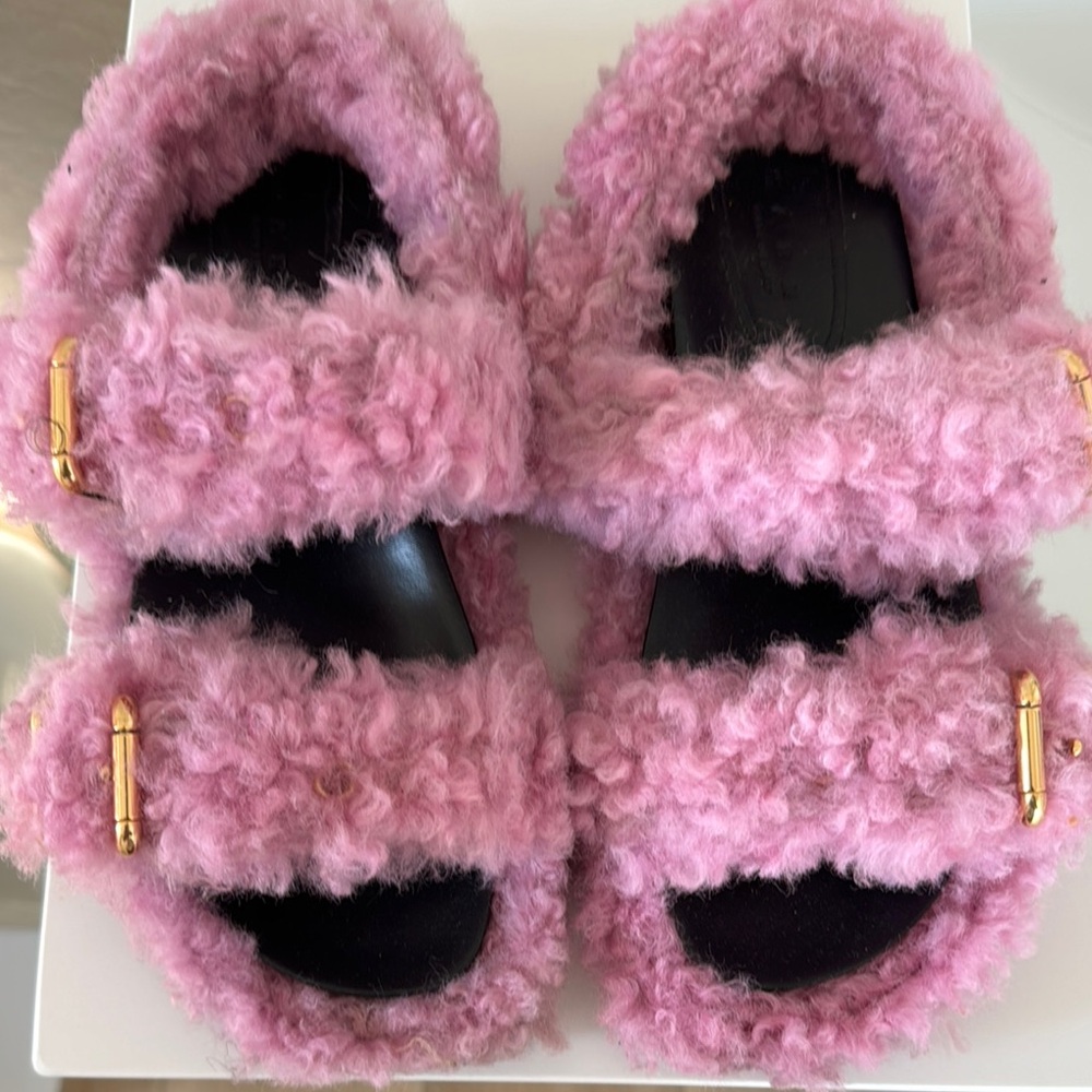 Pink Fuzzy Marni shoes size 41